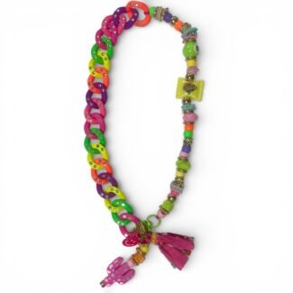 Collier Lucky Pop multicolore en perles fantaisie – Hypnochic