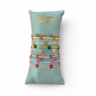 Set bracelets Daisy Pop Miyuki en perles colorées avec motifs fleurs multicolores